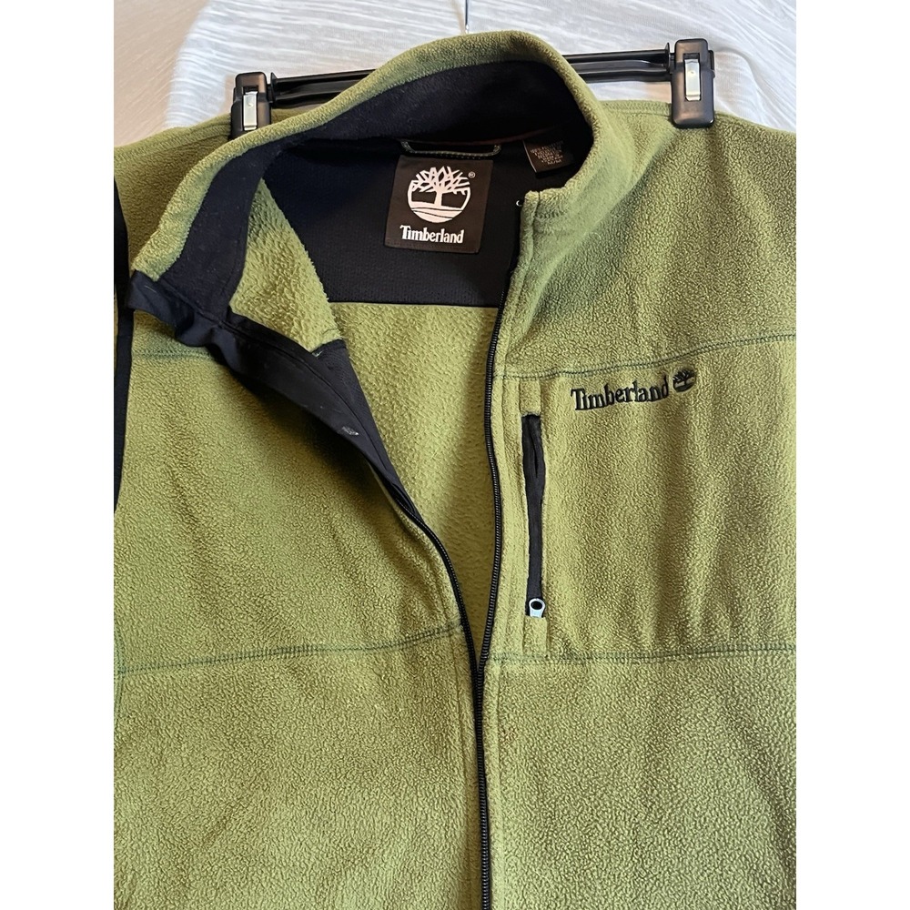 timberland fleece vest xl‎